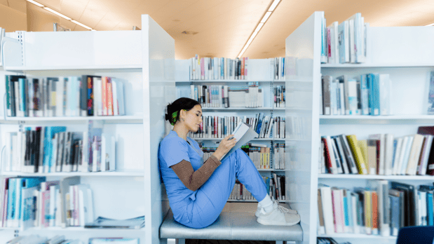 Student Studying